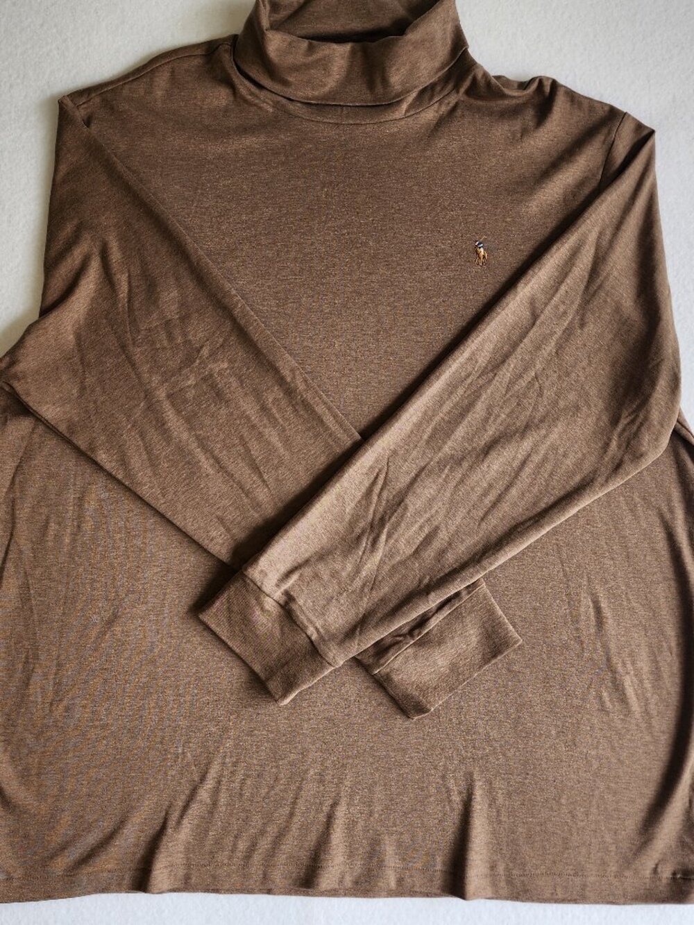Polo Ralph Lauren Brown Long Sleeve Turtleneck Sweater XXL